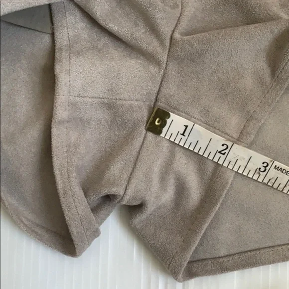BCBG Maxazria Phillipa faux suede shorts. Medium